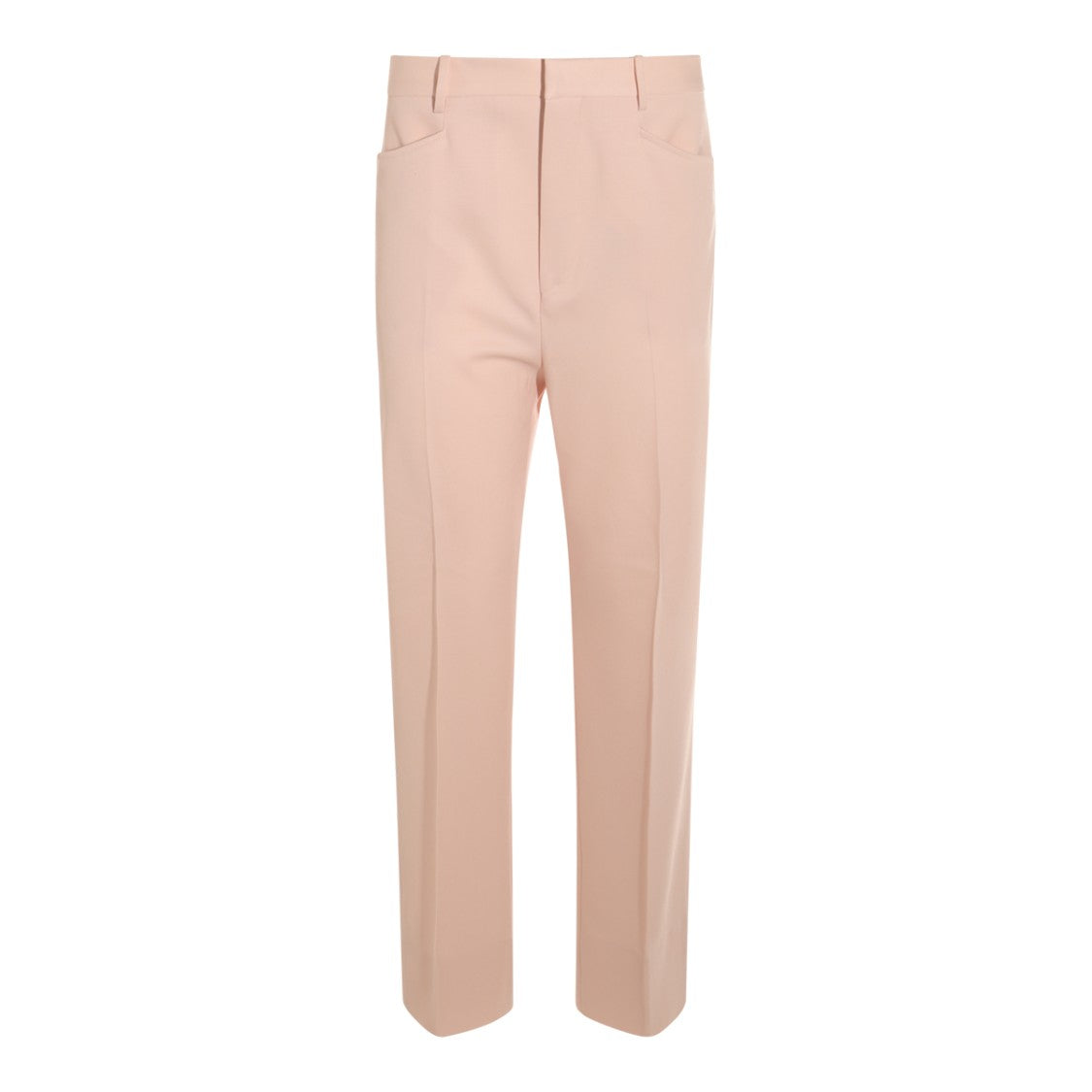 Tom Ford Light Pink Wool Trousers With Tailored Silhouette And Subtle Accents