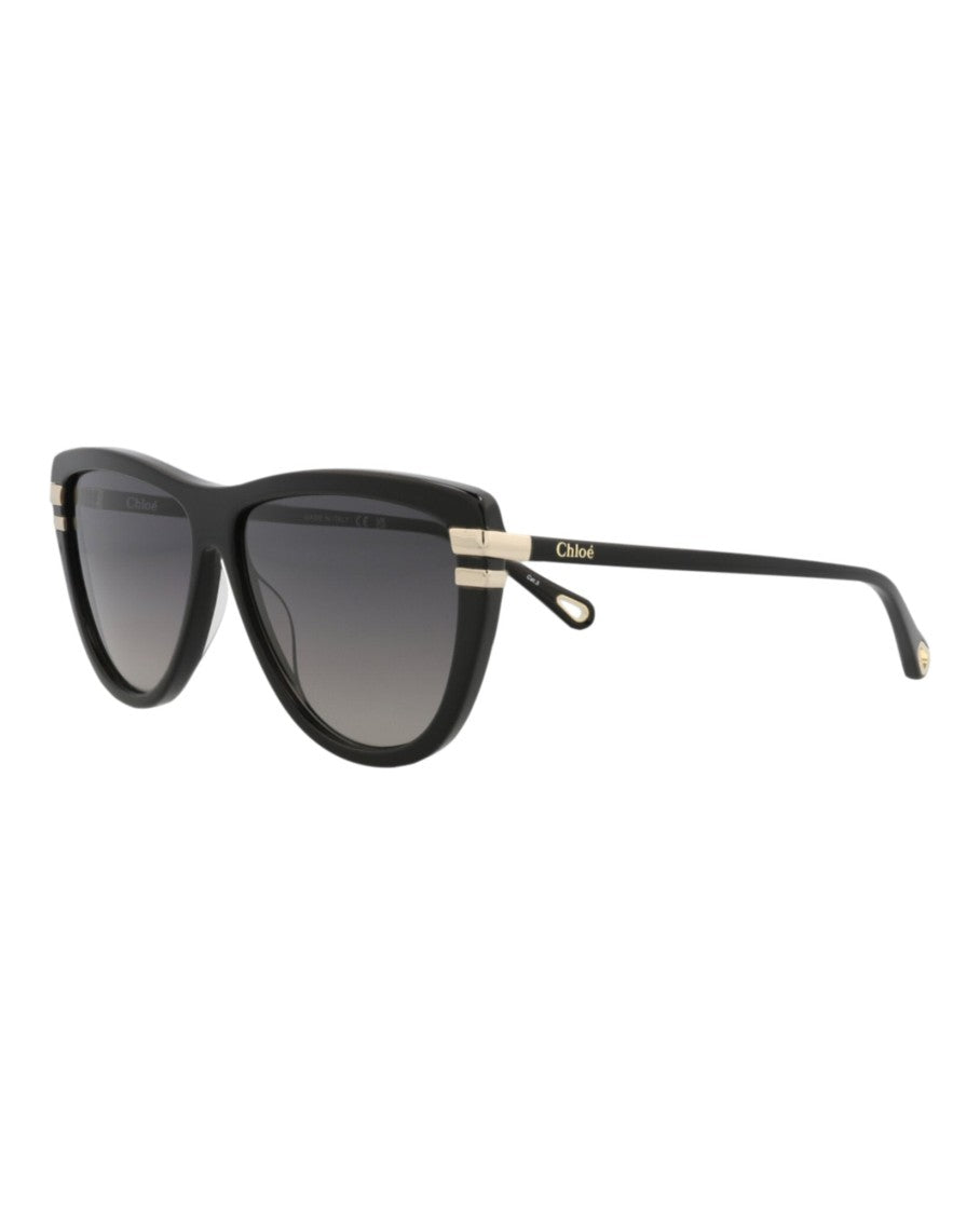 Chloé Square-Frame Recycled Acetate Sunglasses