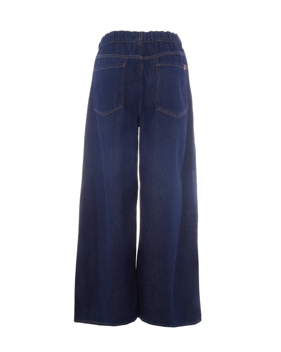 Max Mara Dark Indigo Zattera Cotton Jeans