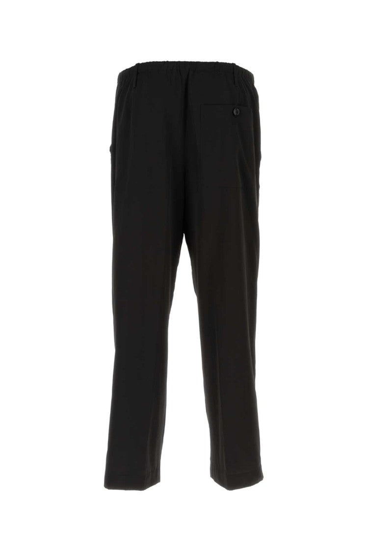 Dries Van Noten Black Viscose Blend Pant