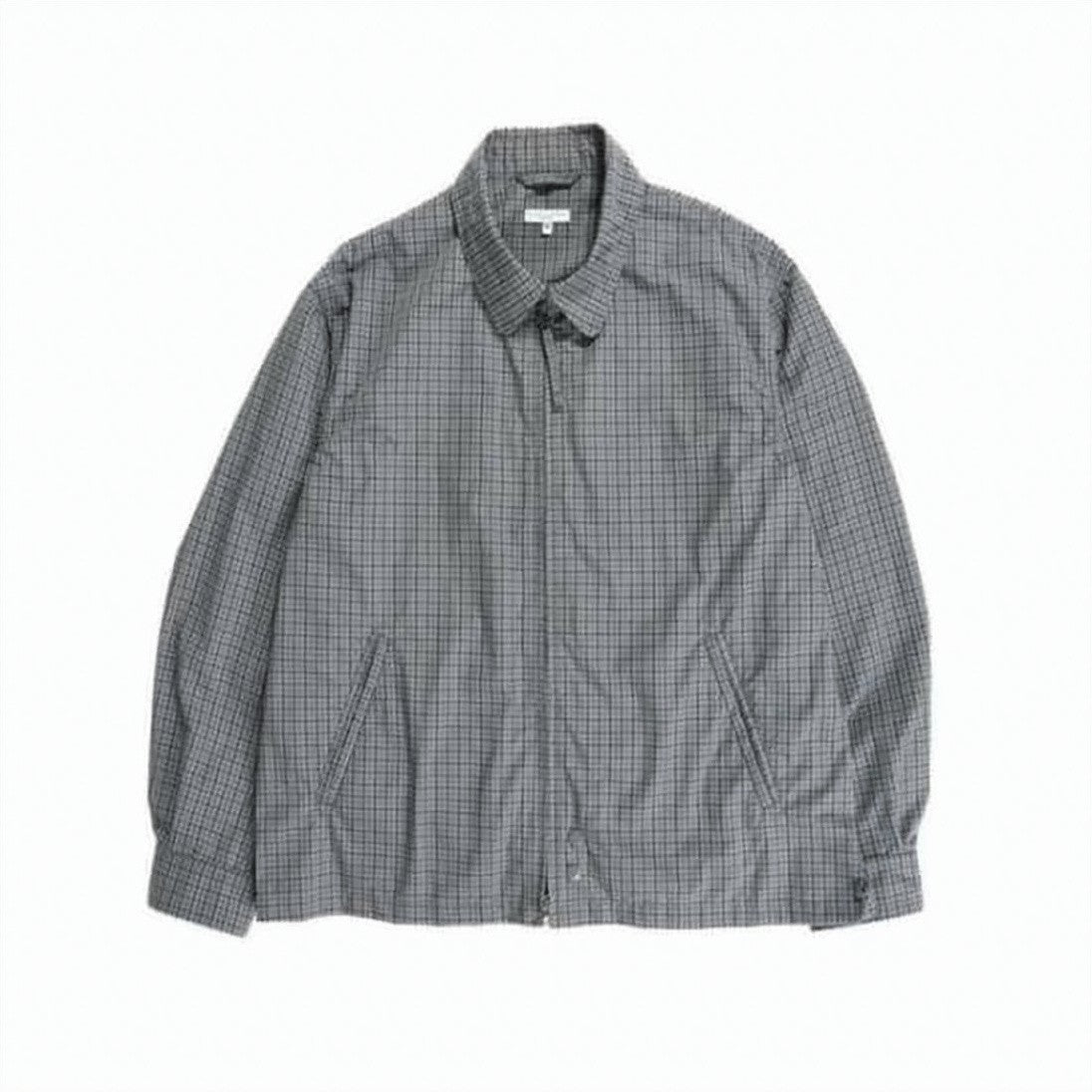Engineered Garments Checkered Lightweight Jacket With Classic Collar