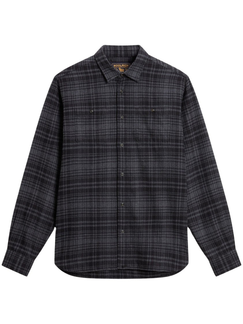 Woolrich Warren Checked Cotton Flannel Shirt