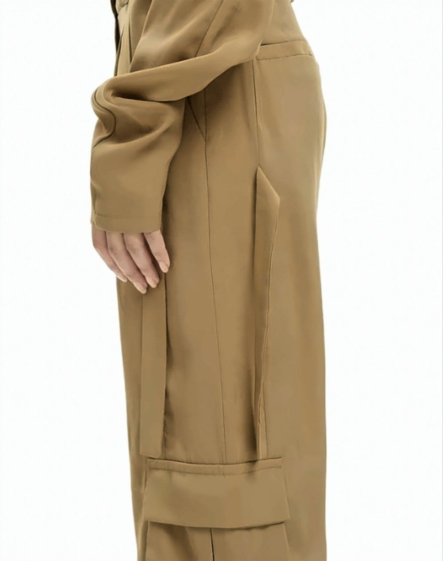 Mlo Utility Cargo Adjustable Hem Trousers