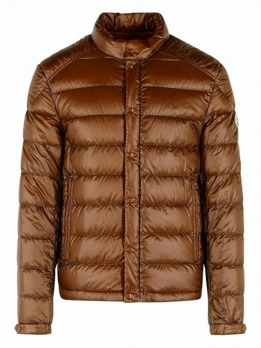 Moncler Glossy Quilted Short Down Jacket