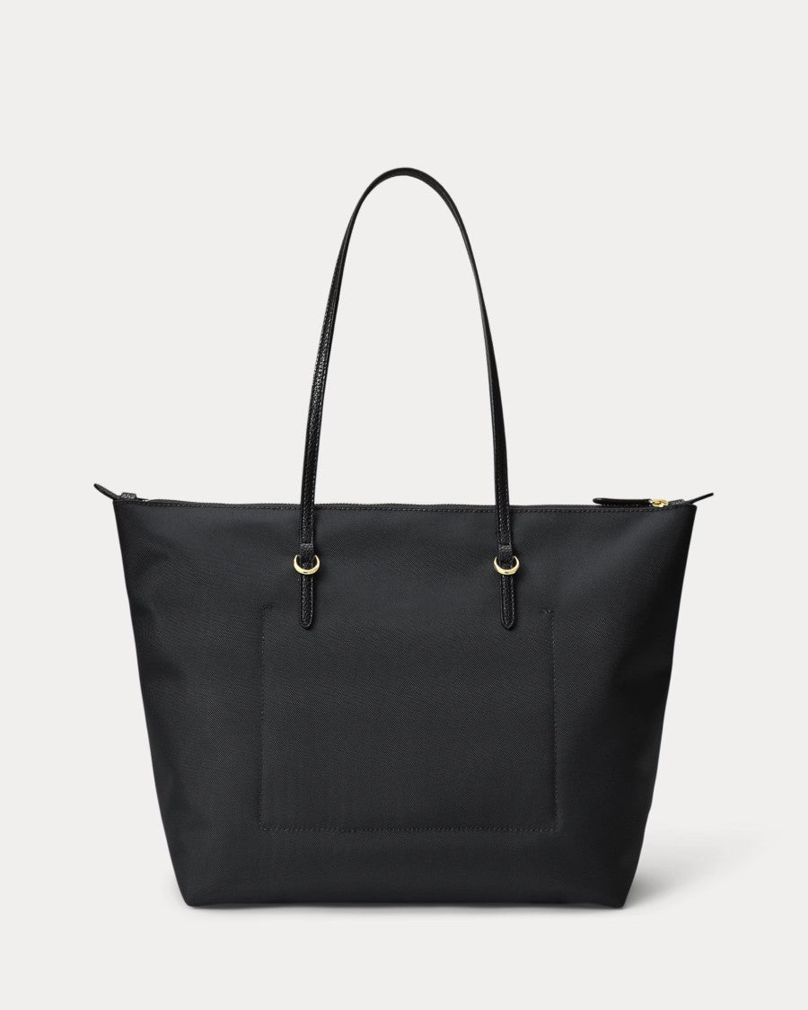 Lauren Ralph Lauren Structured Tote Bag With Gold-Tone Hardware And Minimalist Design