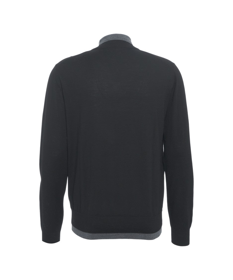 Paolo Pecora V-Neck Knit Sweater