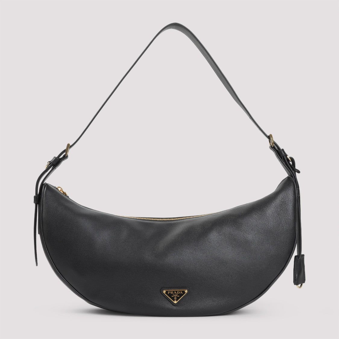 Prada Black Calf Leather Sacca Handbag