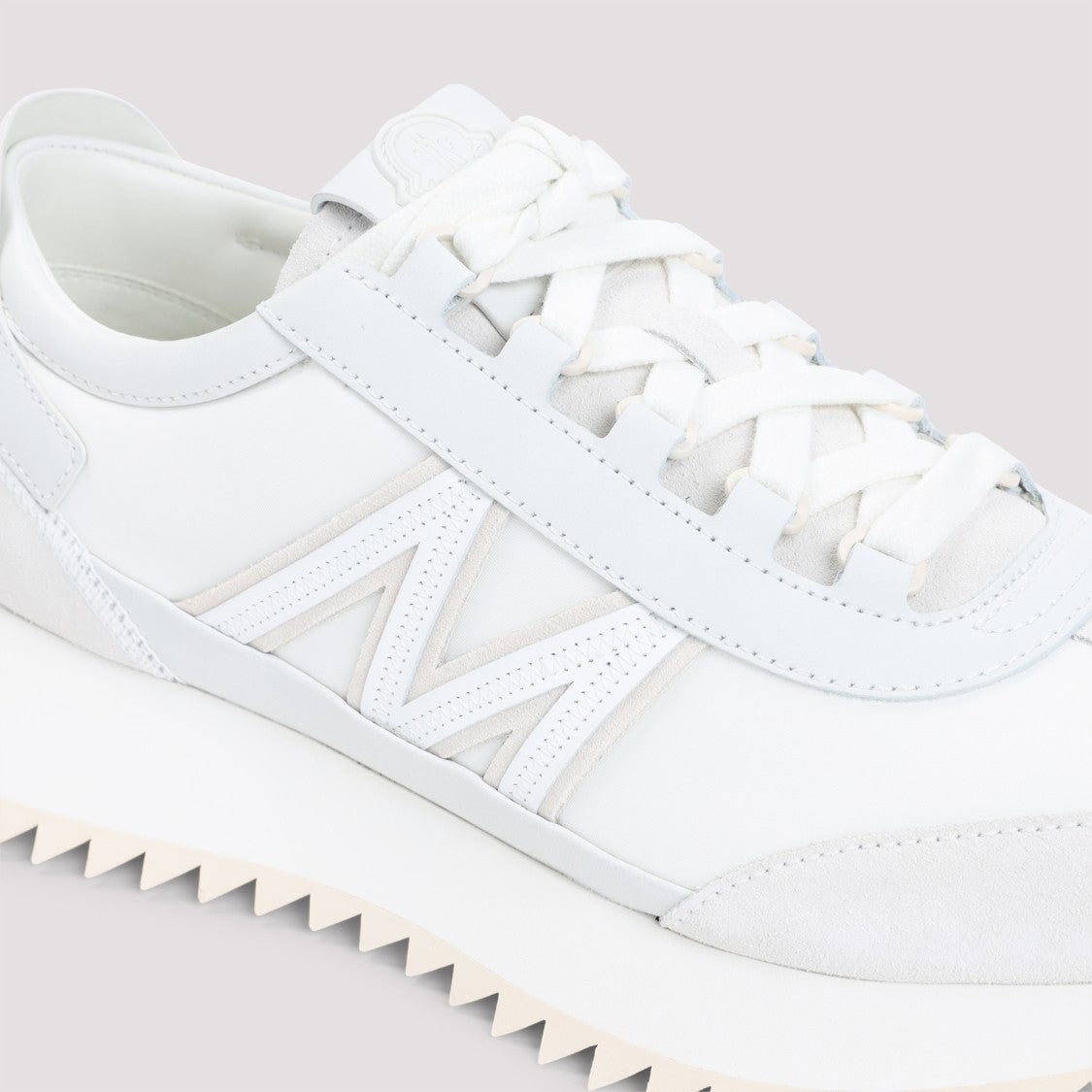 Moncler Pacey2 White Leather Sneakers