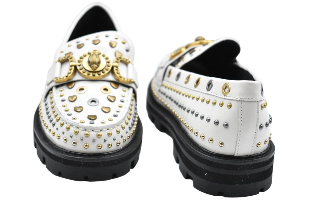 Kurt Geiger Beige Laced Versatile Bone Low Shoes