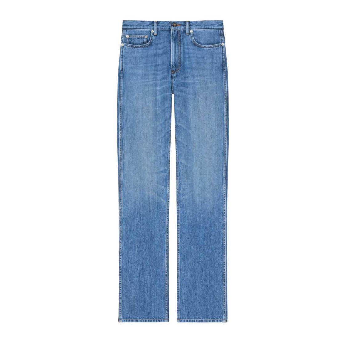 Givenchy Light Blue Straight-Leg Trousers