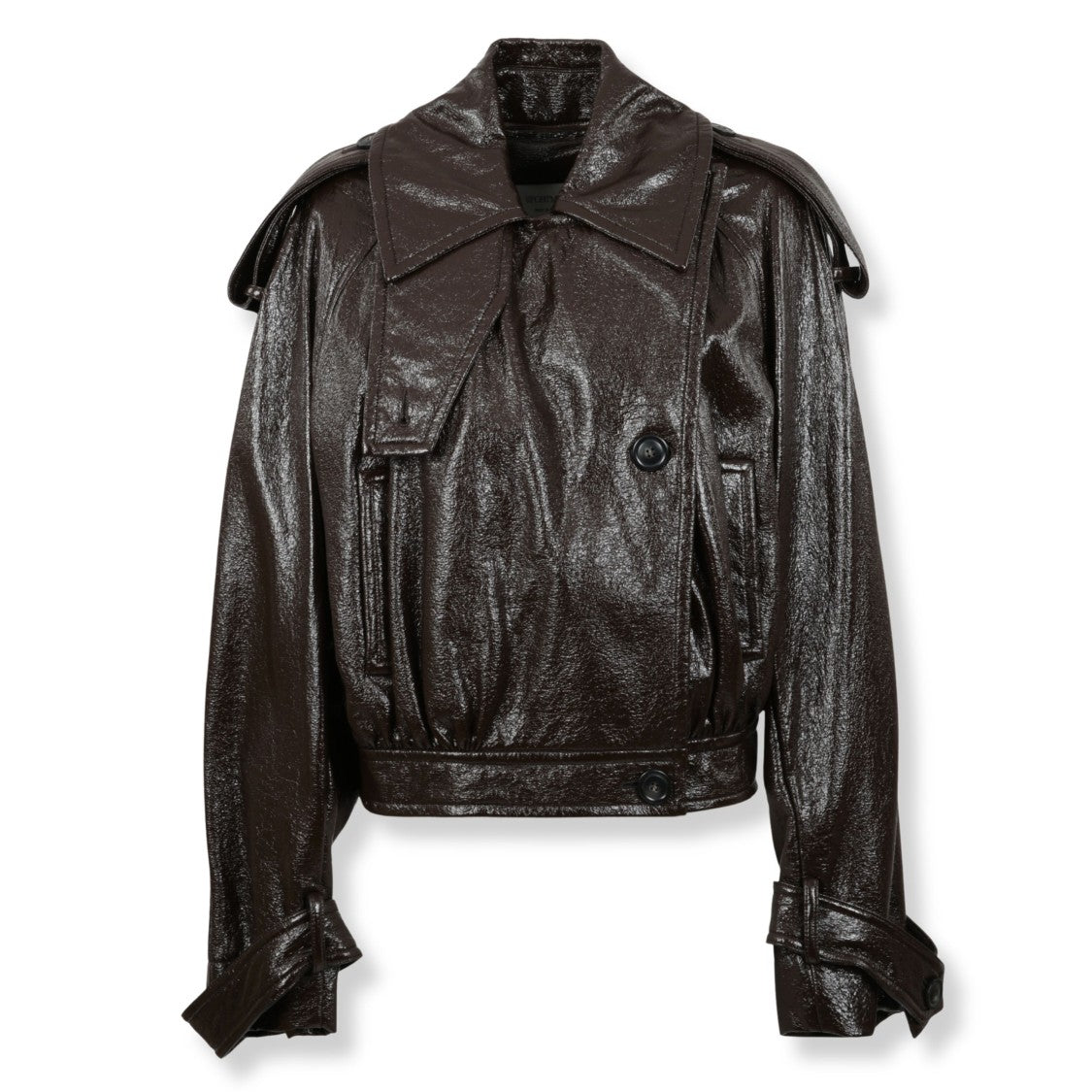Sportmax Beta Patent Bomber Jacket