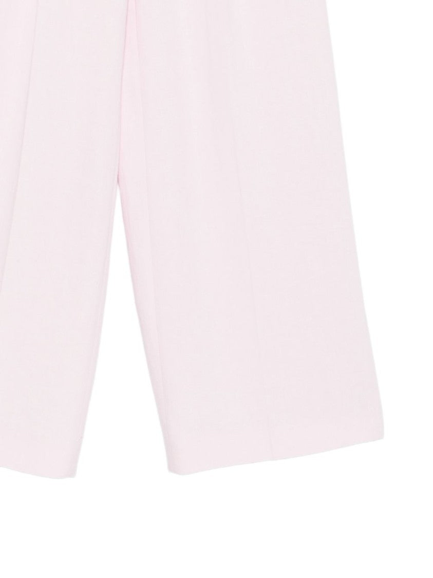 Boss High-Waisted Cropped Palazzo Pants