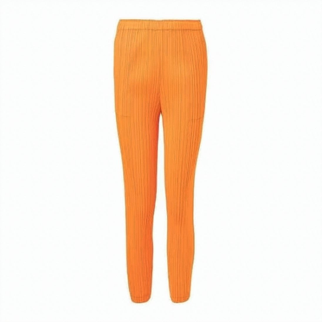 Pleats Please Slim-Fit Tapered Track Pants With Pleated Texture