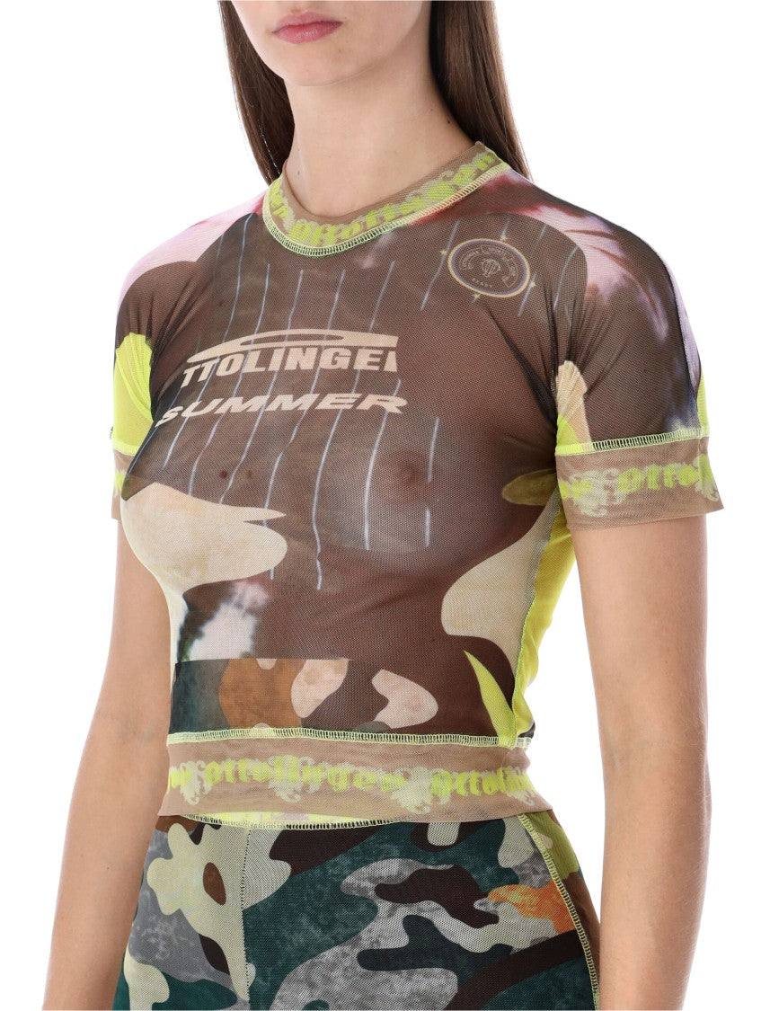 Ottolinger Camouflage Mesh T-Shirt