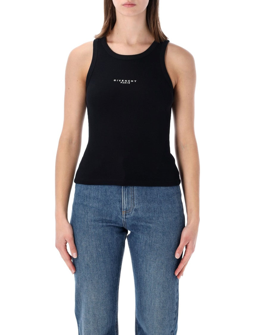 Givenchy Slim-Fit Minimalist Tank Top With Vintage Graphic Design