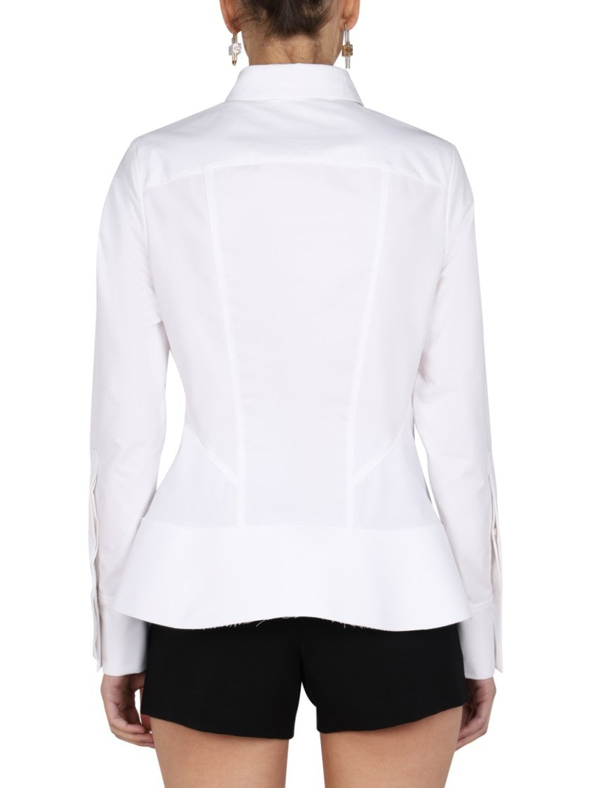 Givenchy Pointed Collar Shirt With Concealed Placket