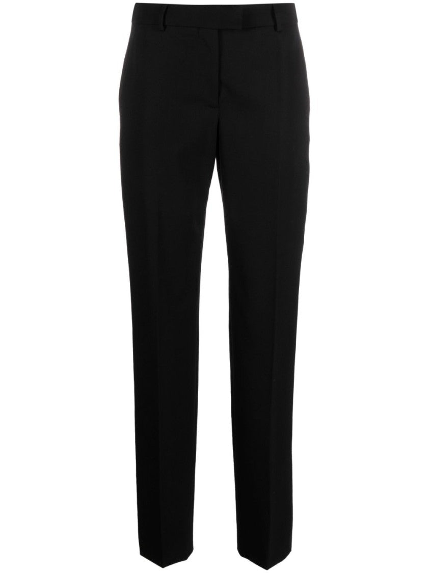 Moschino High-Waisted Virgin Wool Tailored Trousers