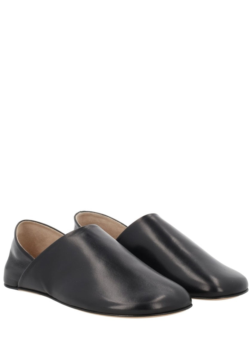 J. W. Anderson Pointed-Toe Backless Lambskin Slippers