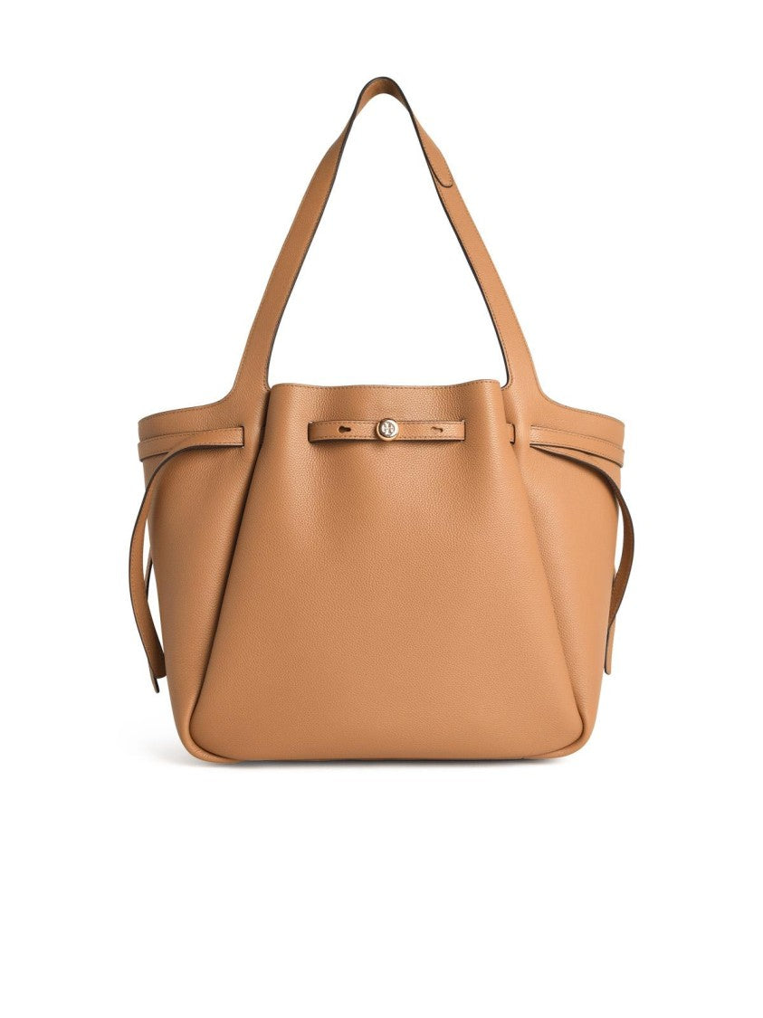 Tory Burch 'Shopping Romy' 'Tiramisu' Beige Leather Bag