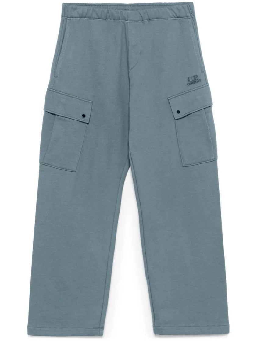 C.P. Company Logo-Embroidered Sweatpants
