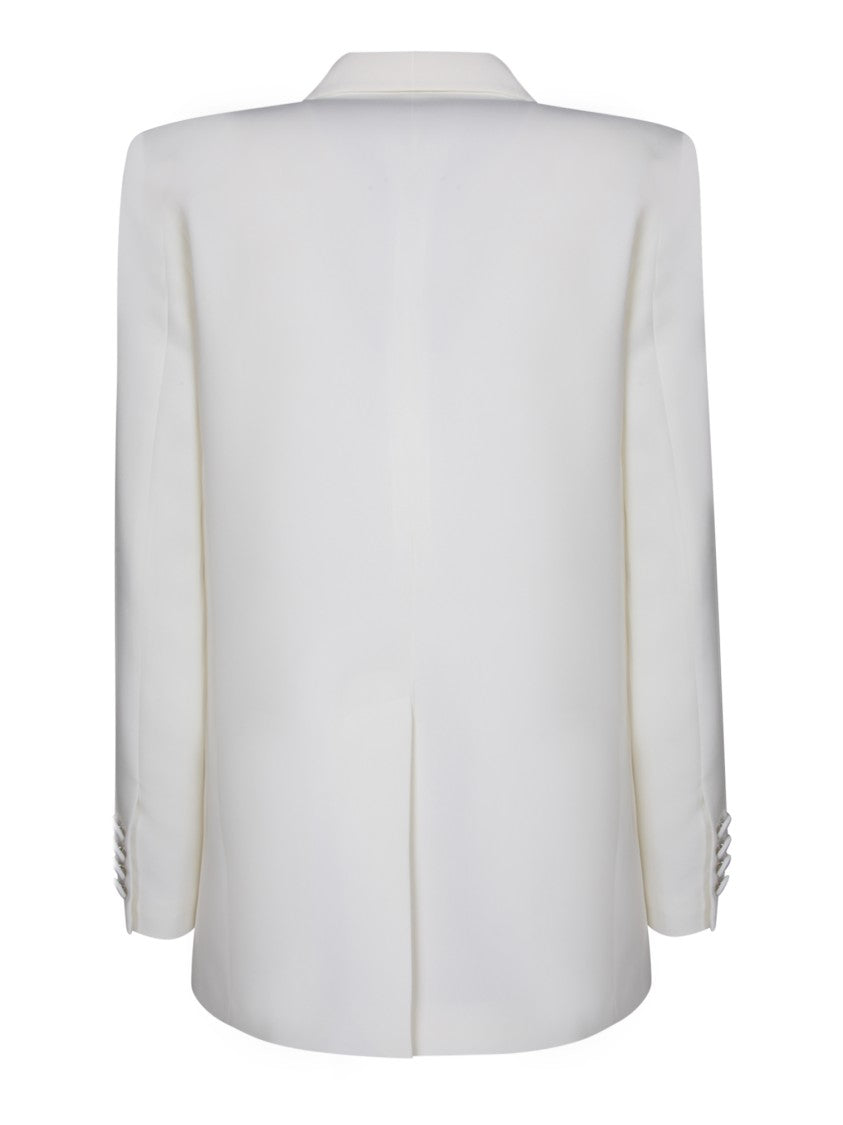 Blanca Vita White Double Breasted Jacket