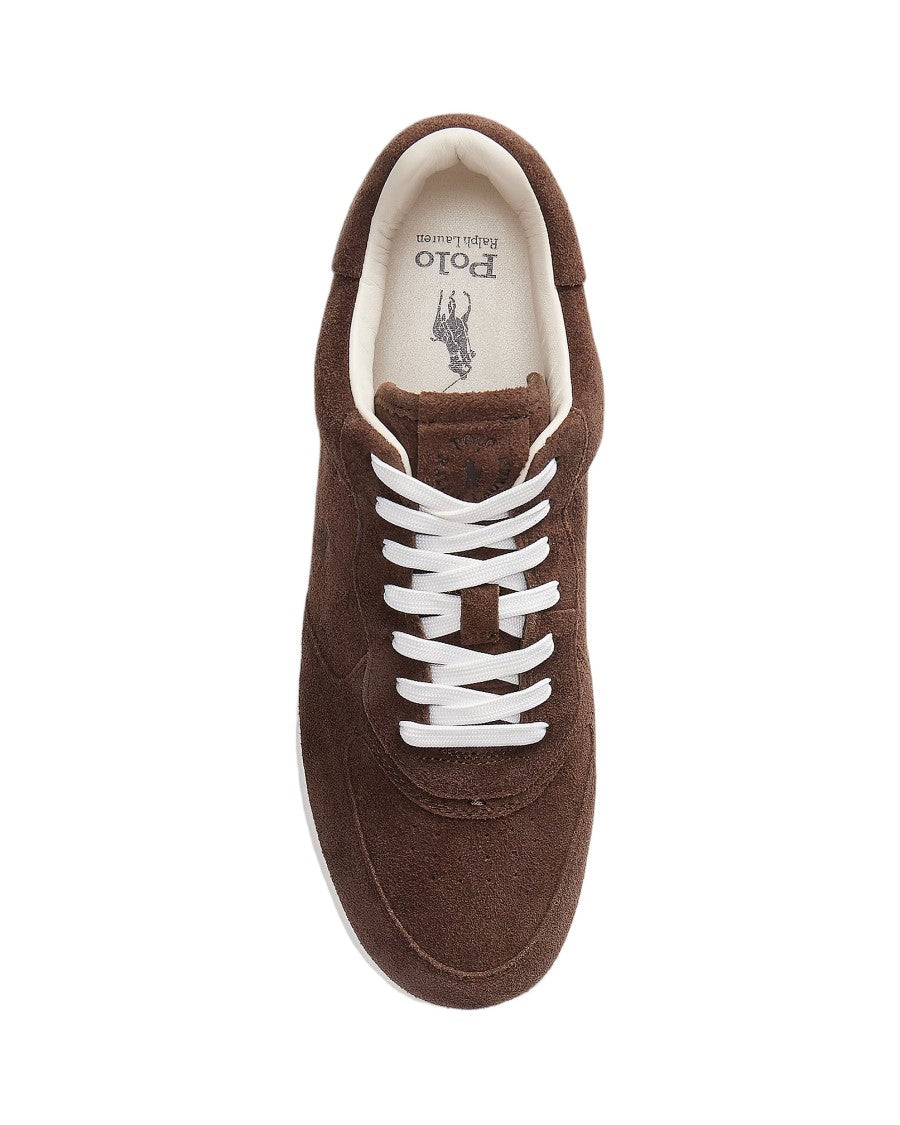 Polo Ralph Lauren Chocolate Brown Low Top Sneakers