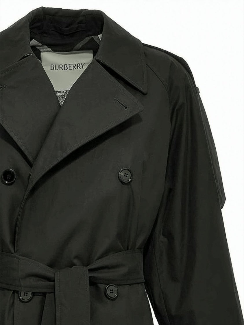 Burberry Double-Breasted Trench Coat With Tailored Waist
