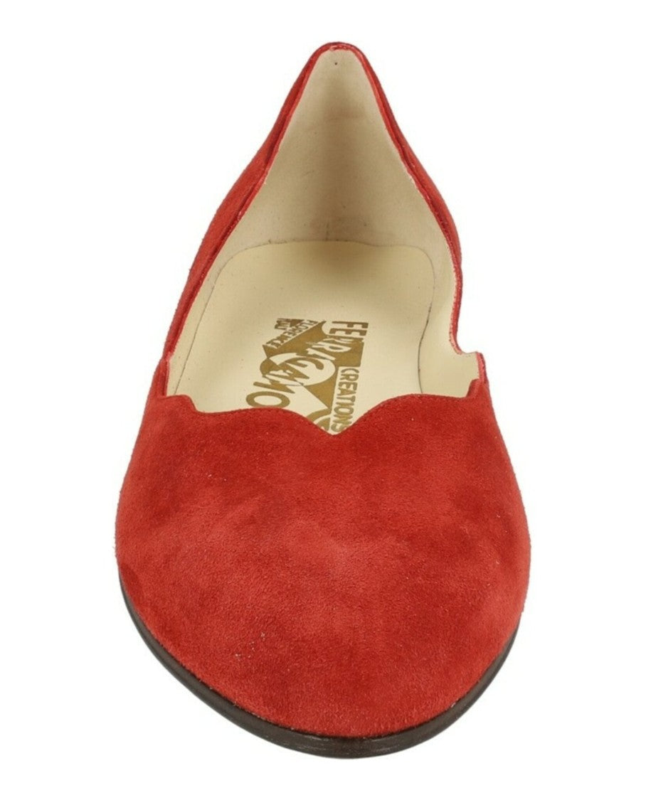 Ferragamo Turchina Archive Limited Edition 1960S Suede Ballet Flats