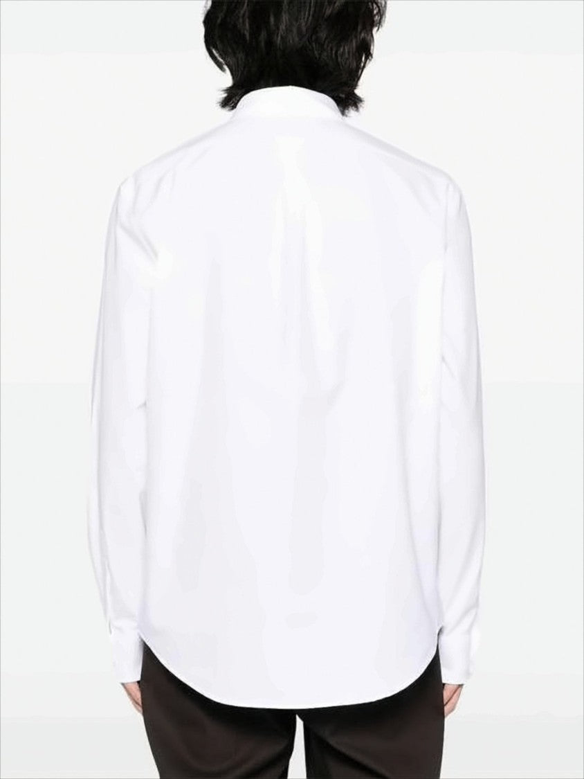 Maison Kitsuné Classic Long-Sleeve Cotton Shirt With Embroidered Fox Logo