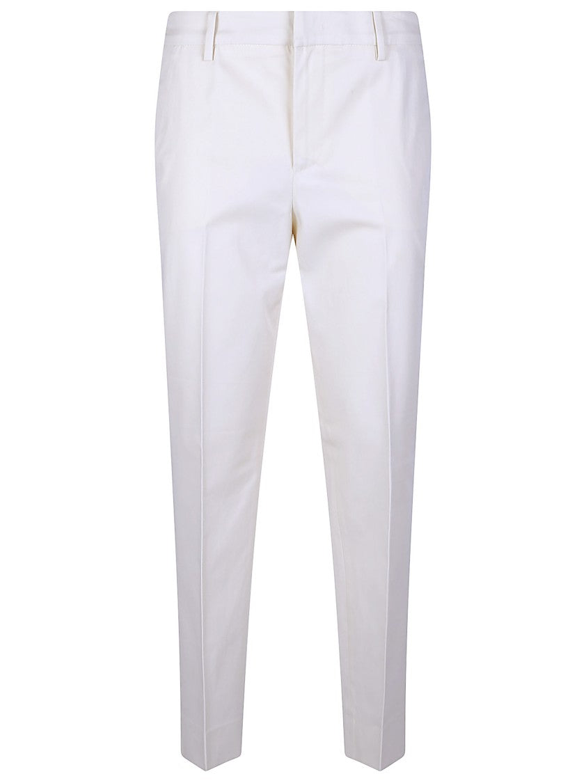 Pt Torino New York White Cotton Pants