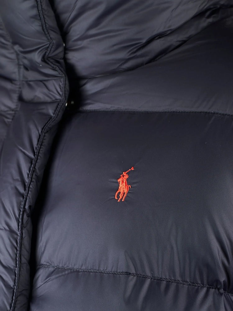 Polo Ralph Lauren Boxy Oversized Puffer Coat With High Stand Collar And Quilted Padding