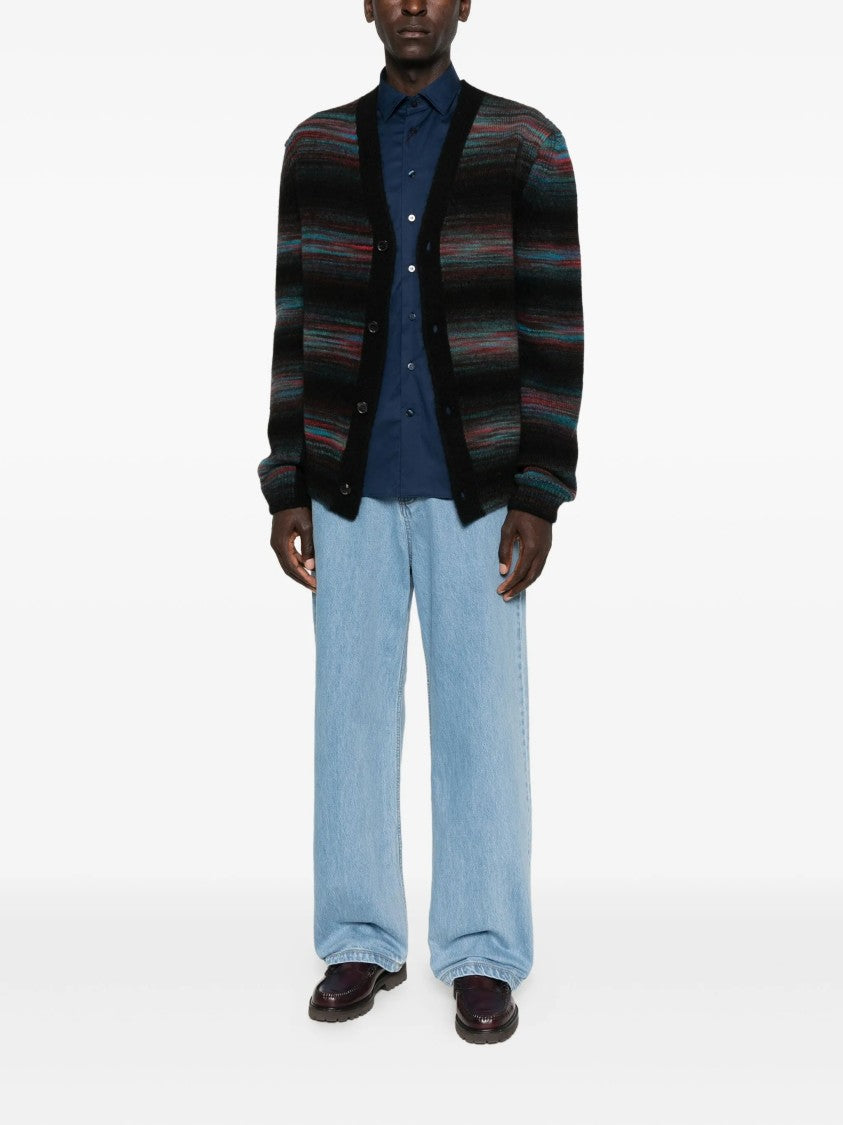 Etro Roma Logo Pegaso-Pattern Cotton Blend Shirt
