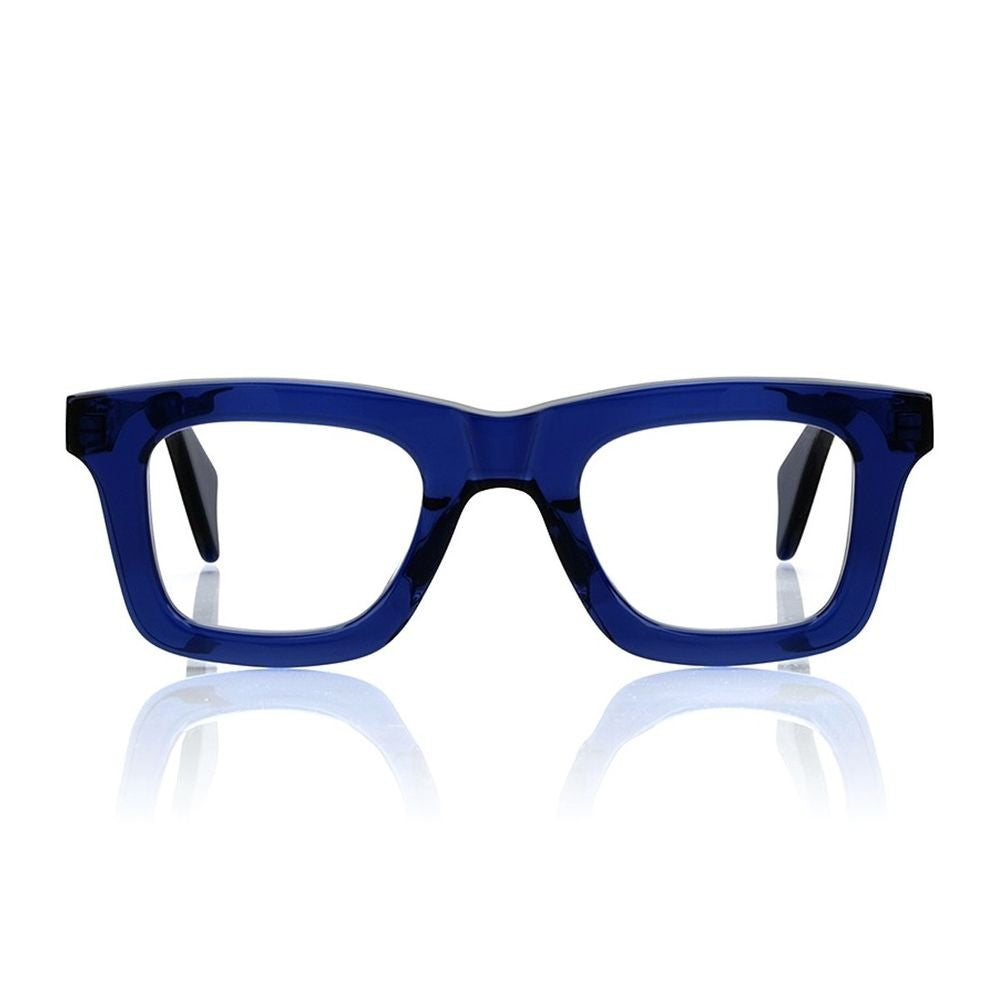Monokol Concept Eyewear Mk308 Squared Transparent Blue Mazzucchelli Acetate Eyewear
