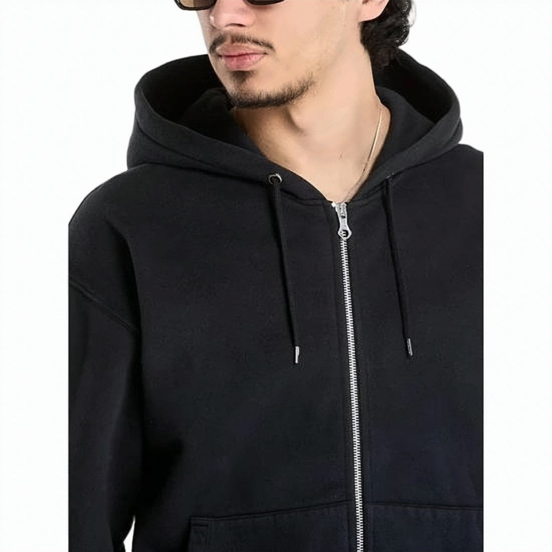 Our Legacy Relaxed-Fit Black Hoodie With Zipper