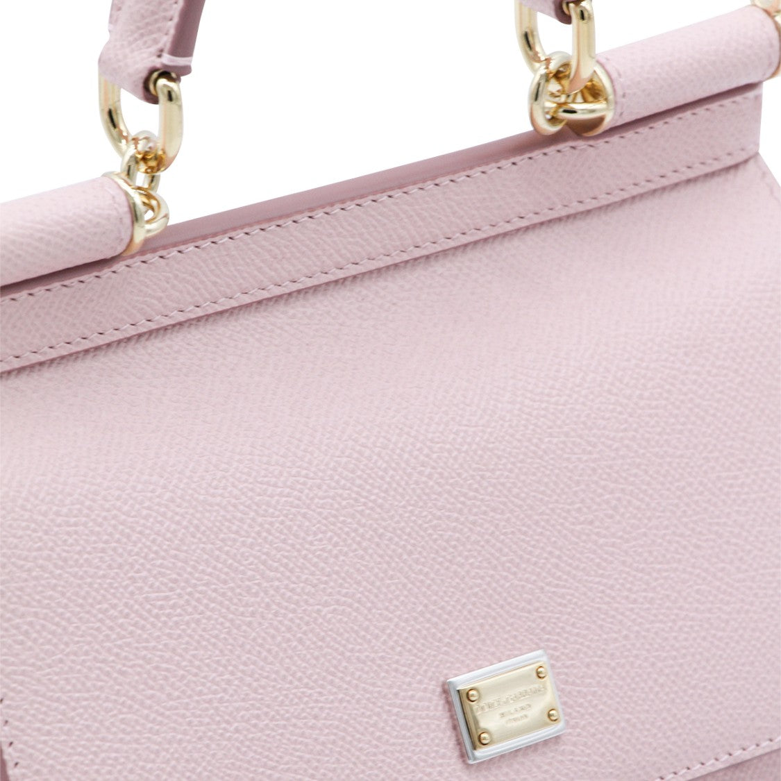 Dolce & Gabbana Sicily Small Leather Top Handle Bag