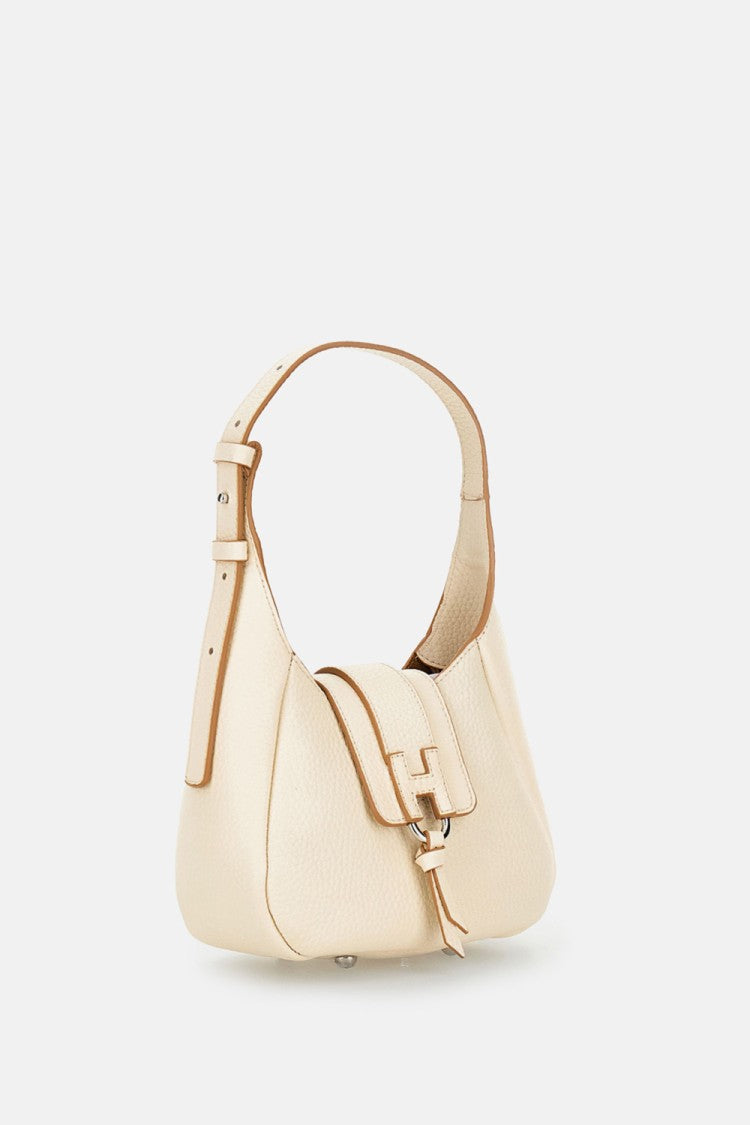 Hogan Structured White Bag With Minimalist Design