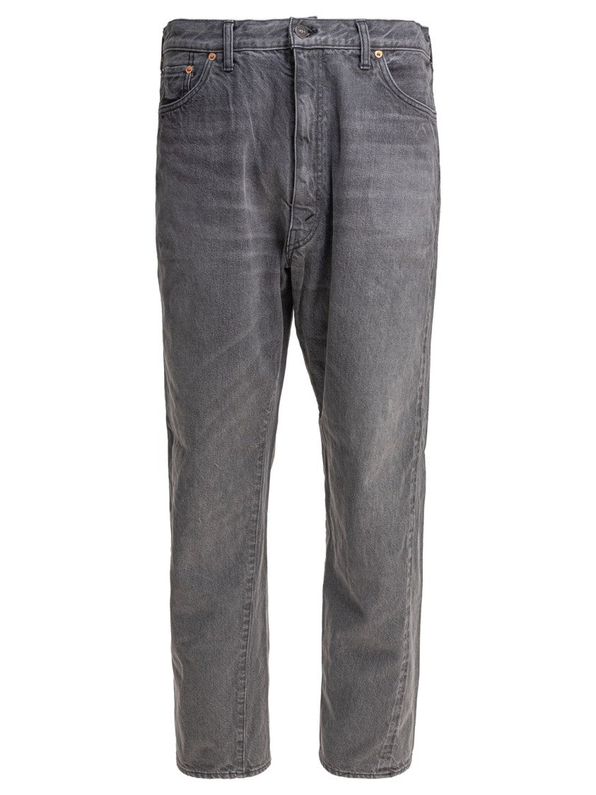 Kaptain Sunshine Washed Grey Denim Jeans