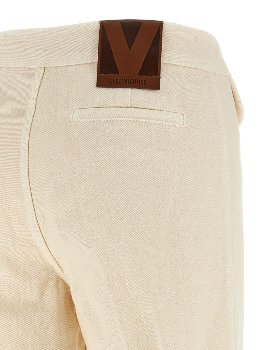 Valentino Garavani 'V' Detail Jeans