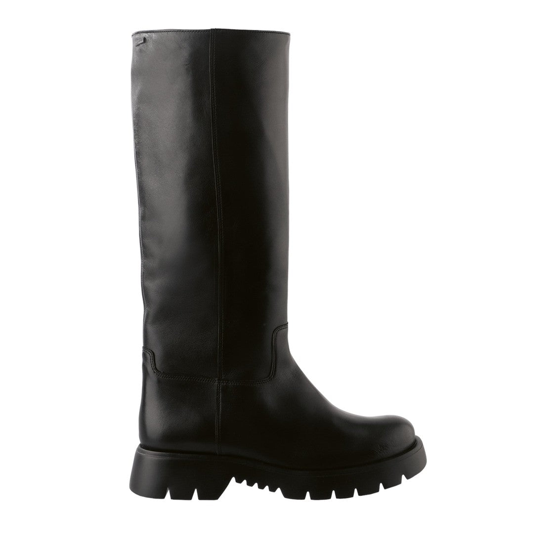 Högl Black Cassidy Tall Smooth Leather Sheepskin Lining Winter Boots