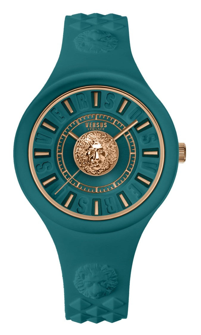 Versus Versace Fire Island Lion Strap Watch