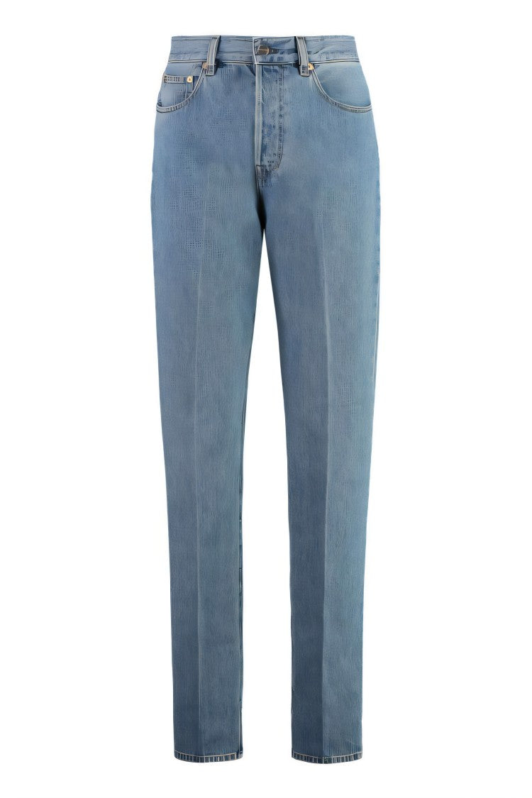 Gucci Classic High-Waisted Denim Pants