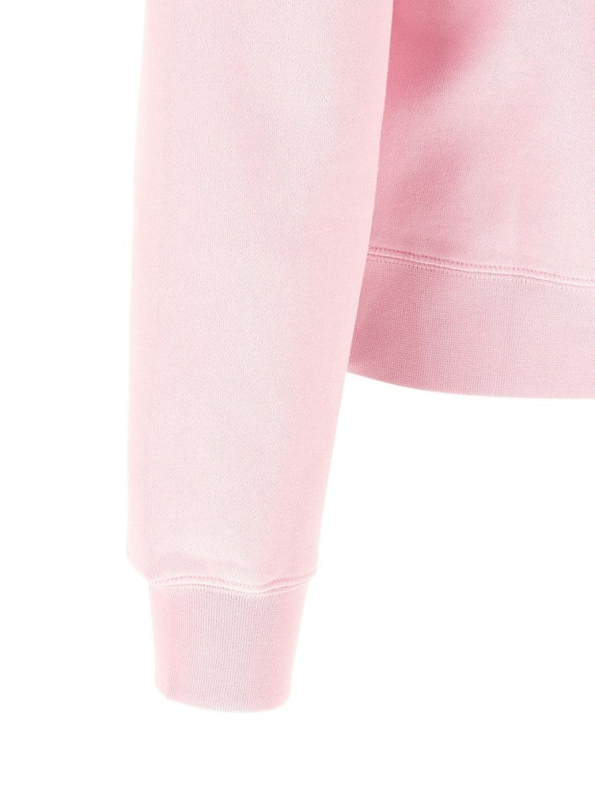 Jacquemus Pink Logo Patch Dropped Shoulder Sweater
