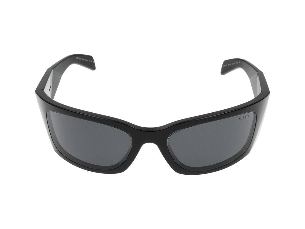 Prada Black Contemporary Plastic Sunglasses