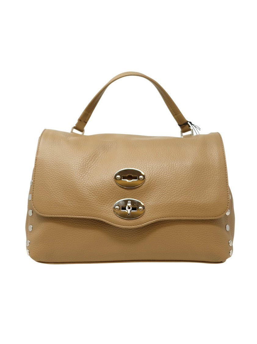 Zanellato Postina Daily Giorno S Cappuccino Leather Handbag