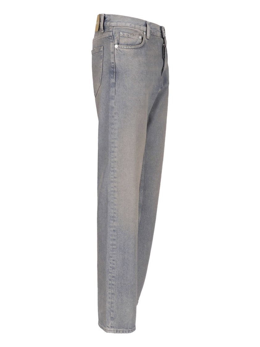 Haikure Vintage Faded Wash Straight-Leg Jeans