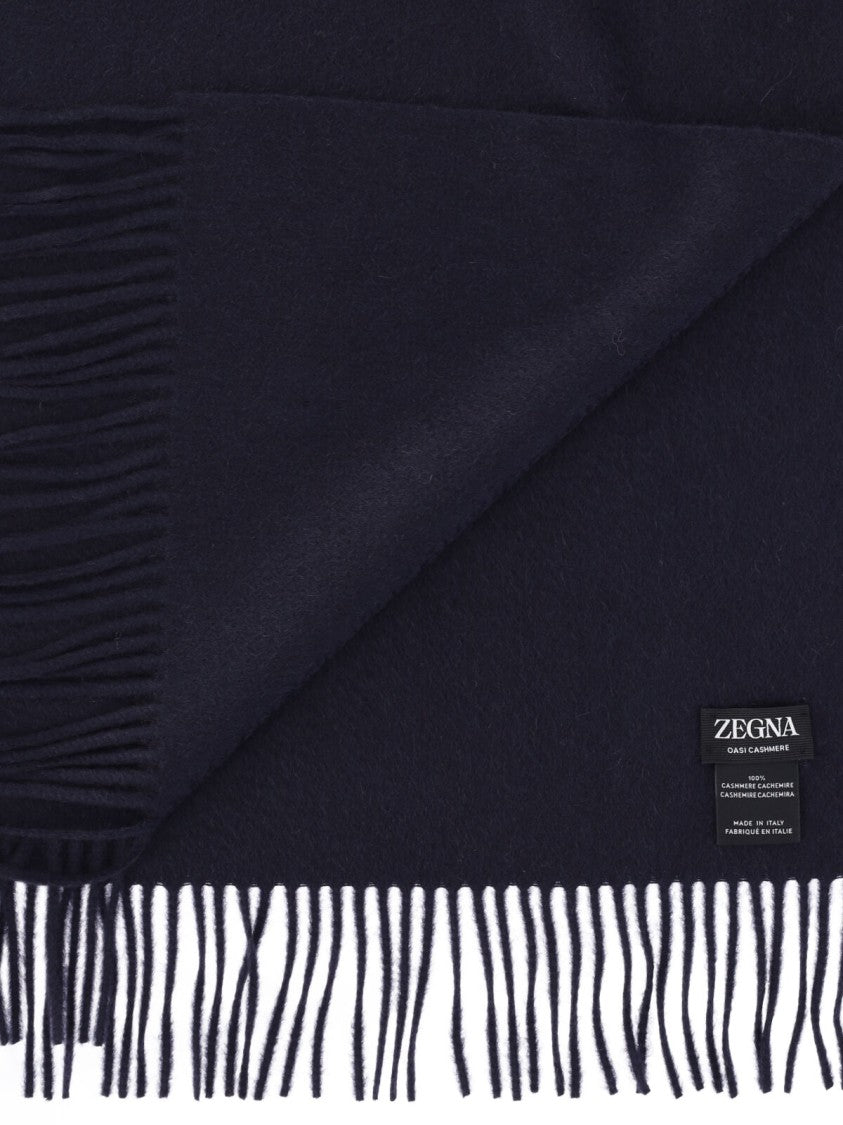 Zegna Cashmere Scarf – Blue