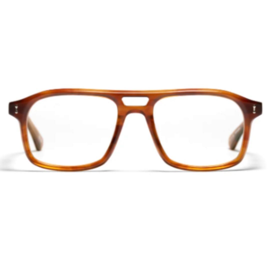 Peter And May Cigale Rectangular Acetate Eyeglasses With Double Bridge