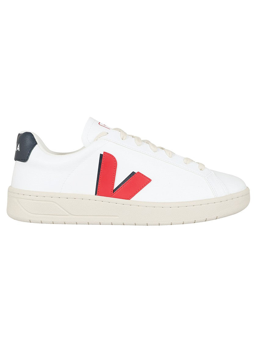 Veja White Leather Sneakers With Minimalist Design