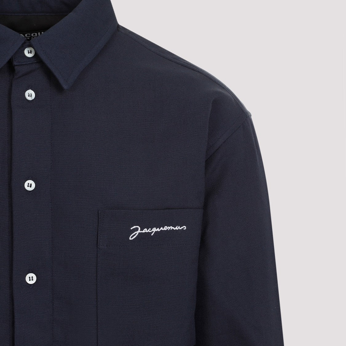 Jacquemus Dark Navy La Chemise Boulanger Shirt