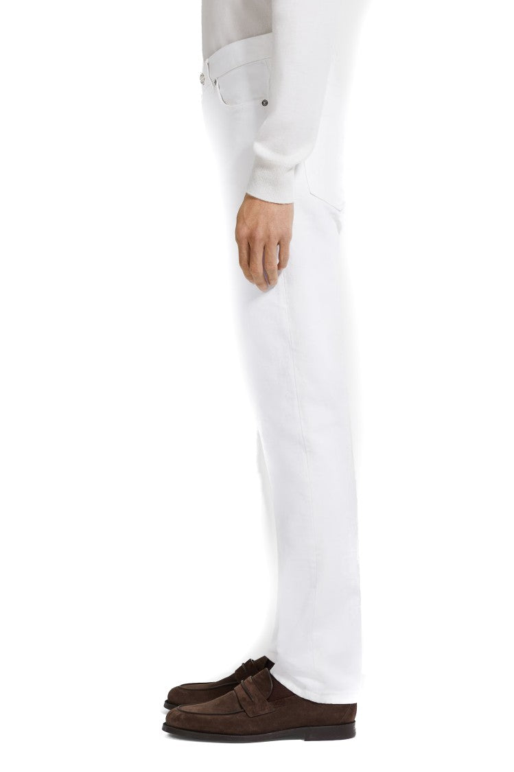 Zegna Roccia White Comfort Jeans